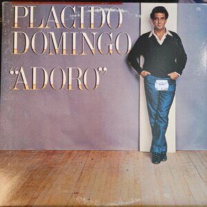 Vintage Vinyl Record " Placido Domingo - Adoro " CBS 37284